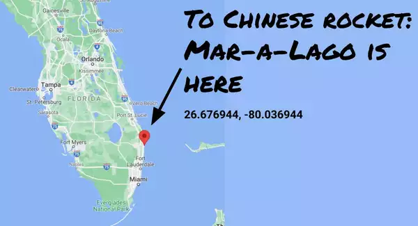 Chinese rocket Mara Largo