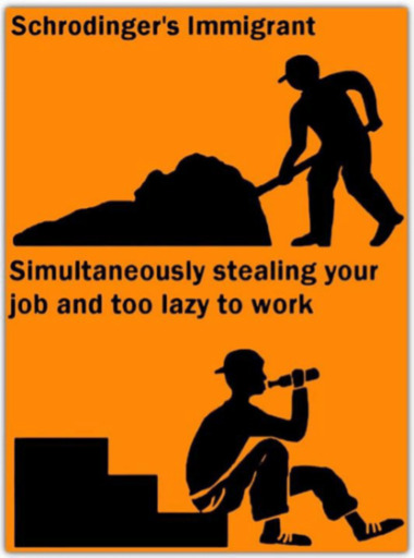 Schrodingers immigrant
